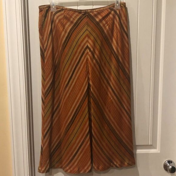 Gorgeous‎ Chevron Print Preston & York Midi Skirt Dark Academia Size 16 - Picture 4 of 4